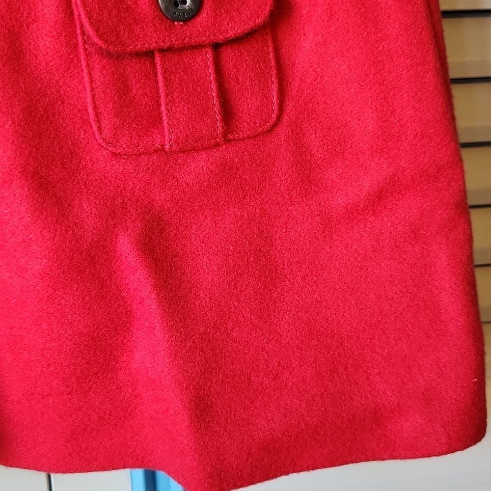 Jacadi Paris Red Wool Skirt - Picture 6 of 11